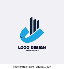 Real estate logo vector illustration 