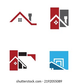 real estate logo vector illustration