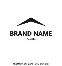 Real estate logo vector illustration on white background. Realtor business. Company Logo.