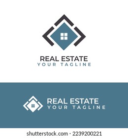 real estate logo vector illustration . suitable for your business realestate
