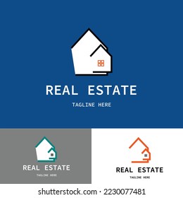 REAL ESTATE LOGO, VECTOR IMAGE