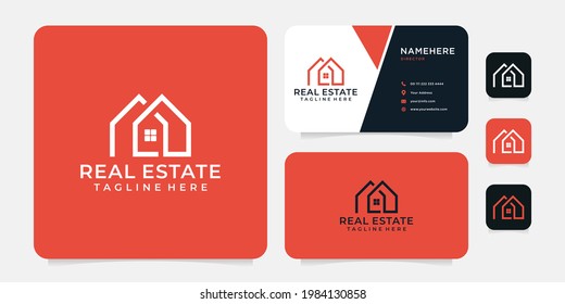 Real estate logo vector inspiration. Logo can be used for icon, brand, identity, symbol, construction, and business company