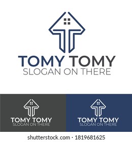 Vector de logotipo inmobiliario | logotipo mínimo | único 