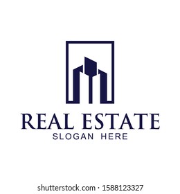 real estate logo vector modern template