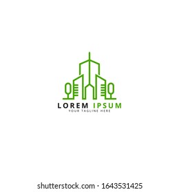 real estate logo vector, modern and minimalist.