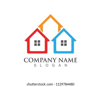 Real estate  logo vector symbols design 