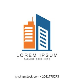 Real estate logo, vector logo template.