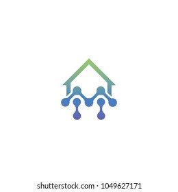 Real estate logo, vector logo template