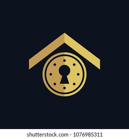 Real estate logo, vector logo template