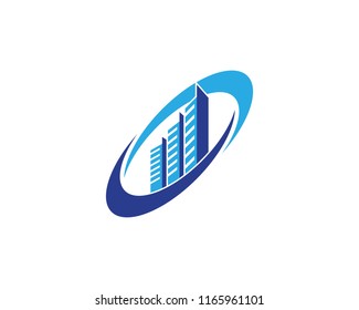 Real estate logo vector template