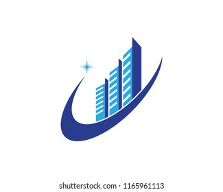 Real estate logo vector template