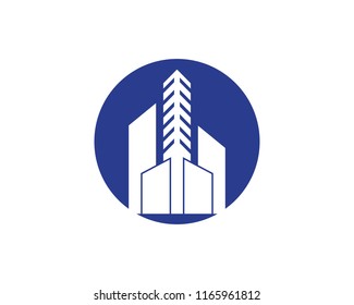Real estate logo vector template