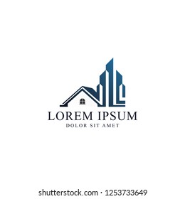 Real Estate Logo. Vector logo template