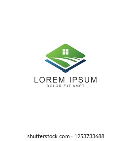 Real Estate Logo. Vector logo template