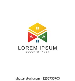Real Estate Logo. Vector logo template