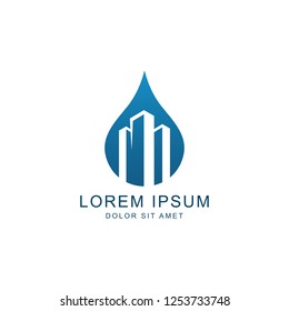 Real Estate Logo. Vector logo template
