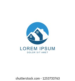 Real Estate Logo. Vector logo template