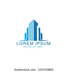 Real Estate Logo. Vector logo template