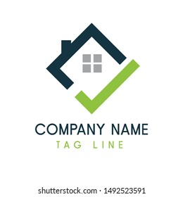 Real Estate Logo Vector Template