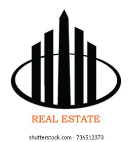 Real Estate Logo Vector Template Design