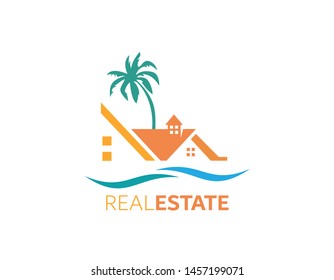 Real estate logo white background