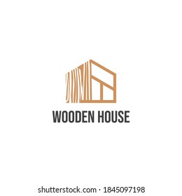 real estate logos wooden houses