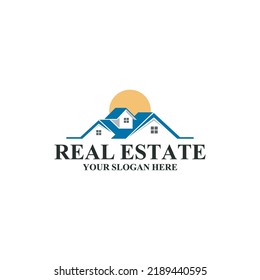 Real Estate Logo.Simple, modern and luxurious design