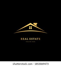 Real estate logotype. Fit for company and business property.