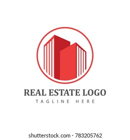 Real estate logotype template construction logo vector building business design company eps 8
