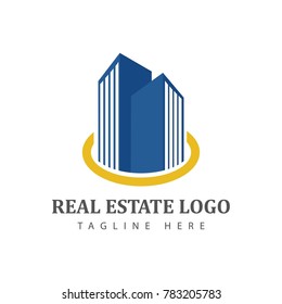 Real estate logotype template construction logo vector building business design company eps 8
