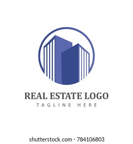 Real estate logotype template construction logo vector building business design eps 8