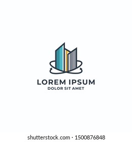 Real estate logotype vector template