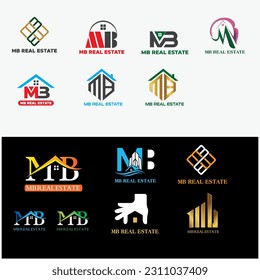 Real estate logs unique bunch it will help to do more better your logo.