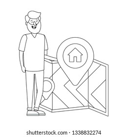 real estate man cartoon