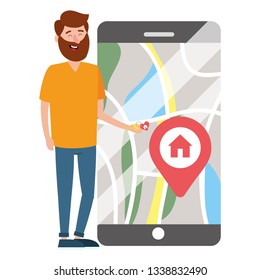 real estate man cartoon