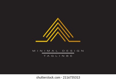 Real Estate Minimal Design Vector Art Illustration