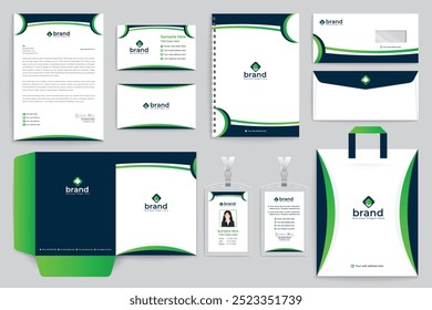 Real estate modern home sale stationery design