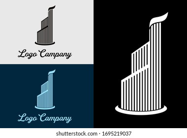 Real Estate Modern Logo Design Template 