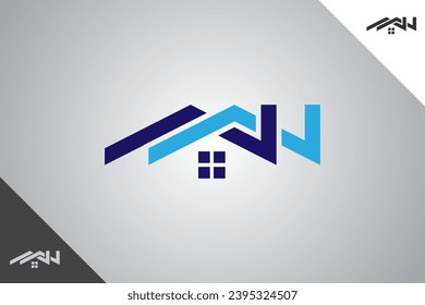 Real estate modern logotype. Architect and construction brand identity design template. Perfect logo for business related to construction industry. Isolated background. Vector eps 10.