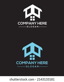 Real estate modern monogram logo for your business.