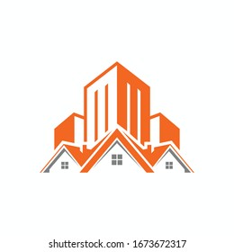 Real estate. Modern and stylish real estate logo icon vector template. 