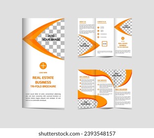 Real estate Modern Tri fold brochure design