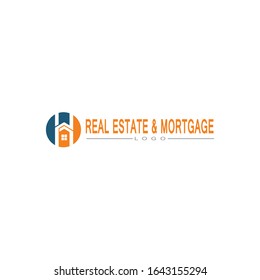 REAL ESTATE MORTGAGE DESIGN LOGO TEMPLATE