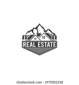 Real Estate Moutain Logo Modern