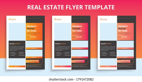 Real Estate multi use Agent Flyer & Poster Template 