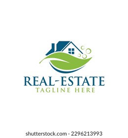 Real estate Natural logo luxury design illustrations
