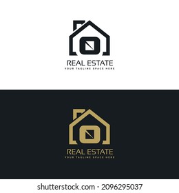 Logotipo de las iniciales del inmueble O, Propiedad y construcción O Diseño del logotipo Vector, concepto del logotipo de los hogares de colores Servicio inmobiliario, construcción, Casa de crecimiento, concepto del logotipo del hogar