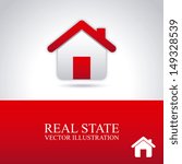 real estate over gray background vector illustration 