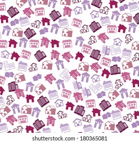 real estate over white background vector illustration 