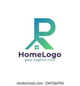Real Estate P Letter Logo Design. Usable for Construction Architecture Building Logo. Flat Vector Logo Design Ideas Template Element. Eps10 Vector